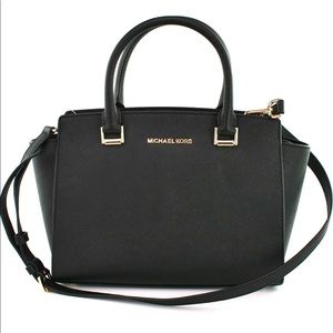 Michael Kors Selma crossbody satchel purse